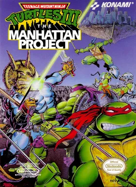 Teenage Mutant Ninja Turtles III - The Manhattan Project (USA) (The Cowabunga Collection) (Aftermarket) box cover front